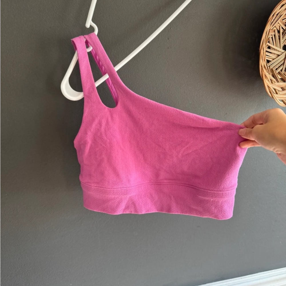 Pink Asymmetrical Swimsuit